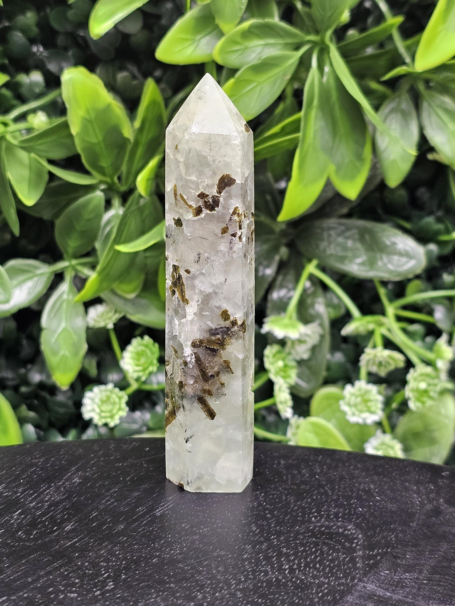 Prehnite Crystal Tower