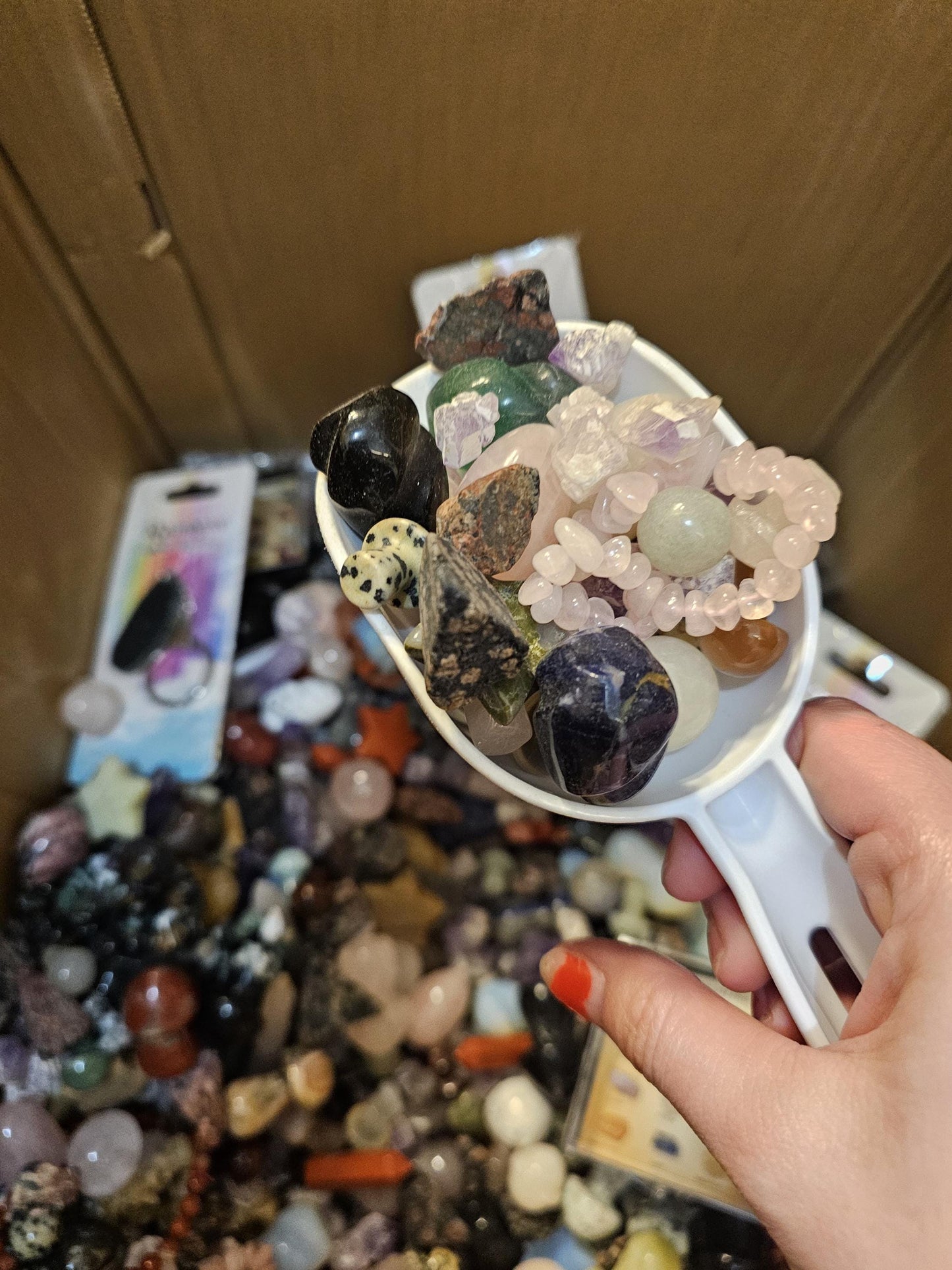 Crystal Scoops/Crystal Confetti Contains an assortment of High Quality Crystals!