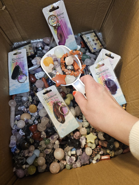 Crystal Scoops/Crystal Confetti Contains an assortment of High Quality Crystals!